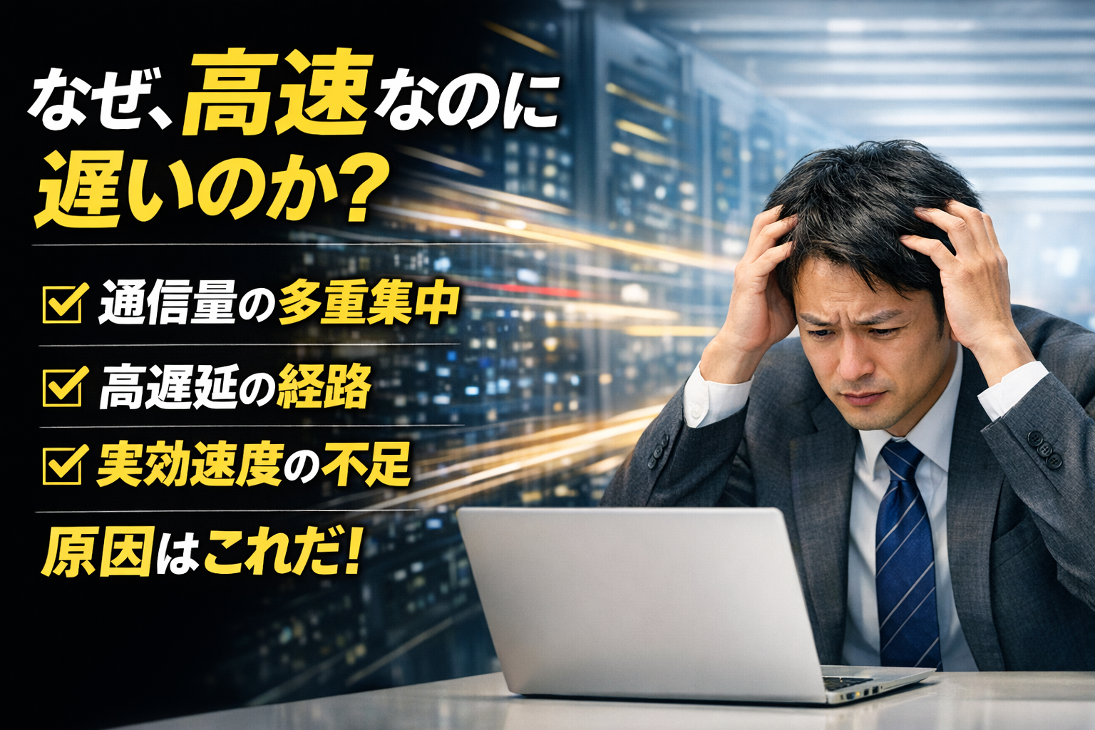 ネットワークが遅い原因は“回線”ではない？中小企業に必要な最適化という視点